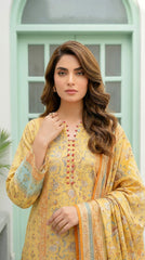 Lakhany LAWN 3PCS UNSTITCHED - LM1011