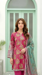 Lakhany LAWN 3PCS UNSTITCHED - LM1019