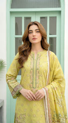 Lakhany LAWN 3PCS UNSTITCHED - LM1014