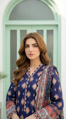 Lakhany LAWN 3PCS UNSTITCHED - LM1017