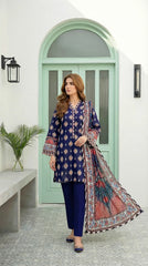 Lakhany LAWN 3PCS UNSTITCHED - LM1017