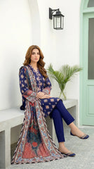 Lakhany LAWN 3PCS UNSTITCHED - LM1017