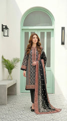 Lakhany LAWN 3PCS UNSTITCHED - LM1018