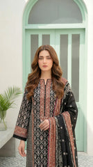 Lakhany LAWN 3PCS UNSTITCHED - LM1018