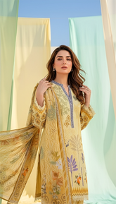 Lakhany LAWN 3PCS UNSTITCHED - LK1002