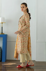 Orient 3 Piece Printed Lawn Shirt , Lawn Pant and Lawn Dupatta - 23049