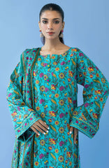 Orient 3 Piece Printed Lawn Shirt , Lawn Pant and Lawn Dupatta - 23288