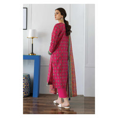 Orient 3 Piece Printed Lawn Shirt , Lawn Pant and Lawn Dupatta - 23001