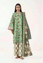 Sapphire LAWN 3PCS PRINTED TROUSER UNSTITCHED - V5 - SAPCL426