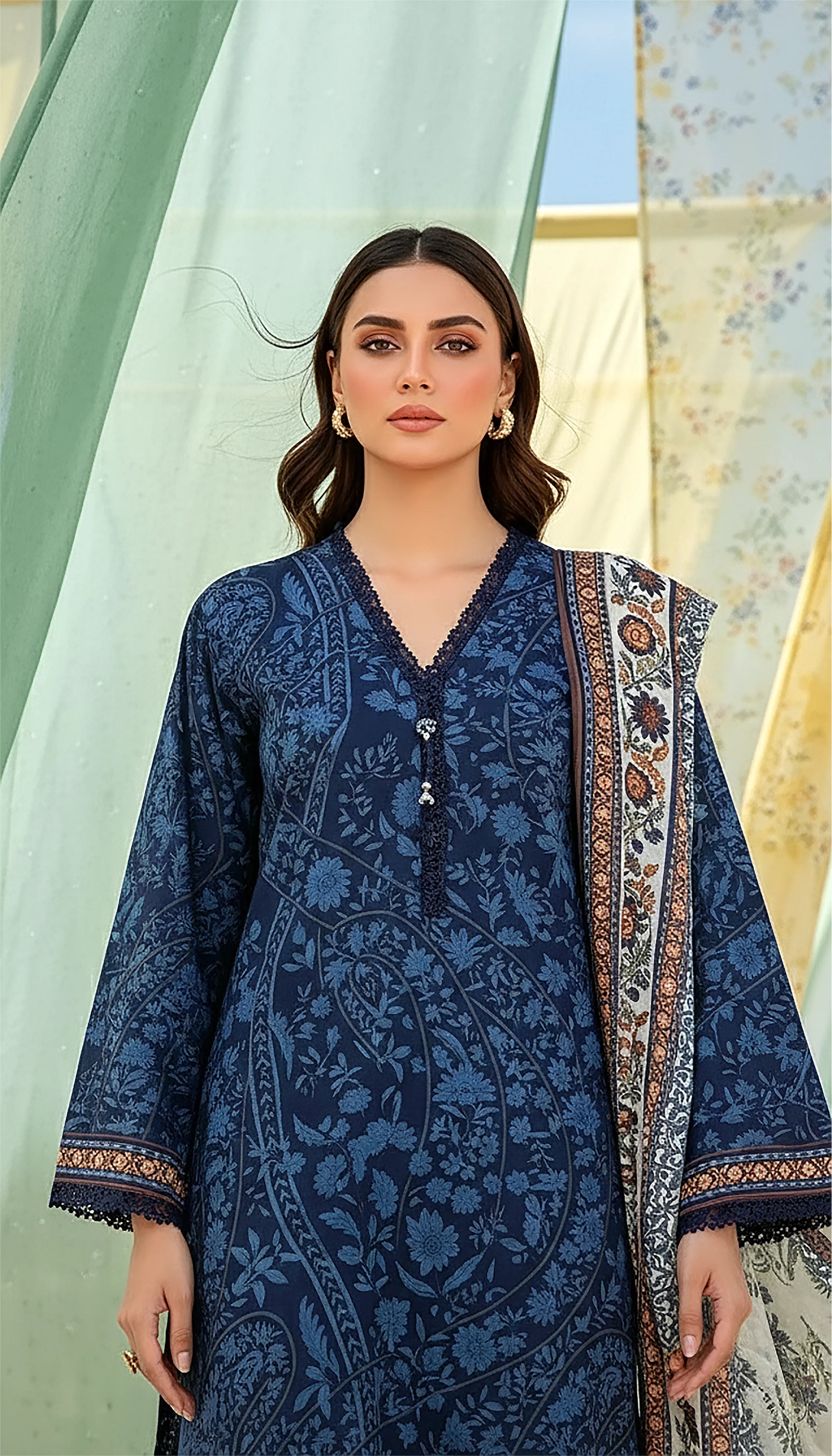 Lakhany LAWN 3PCS UNSTITCHED - LK1005