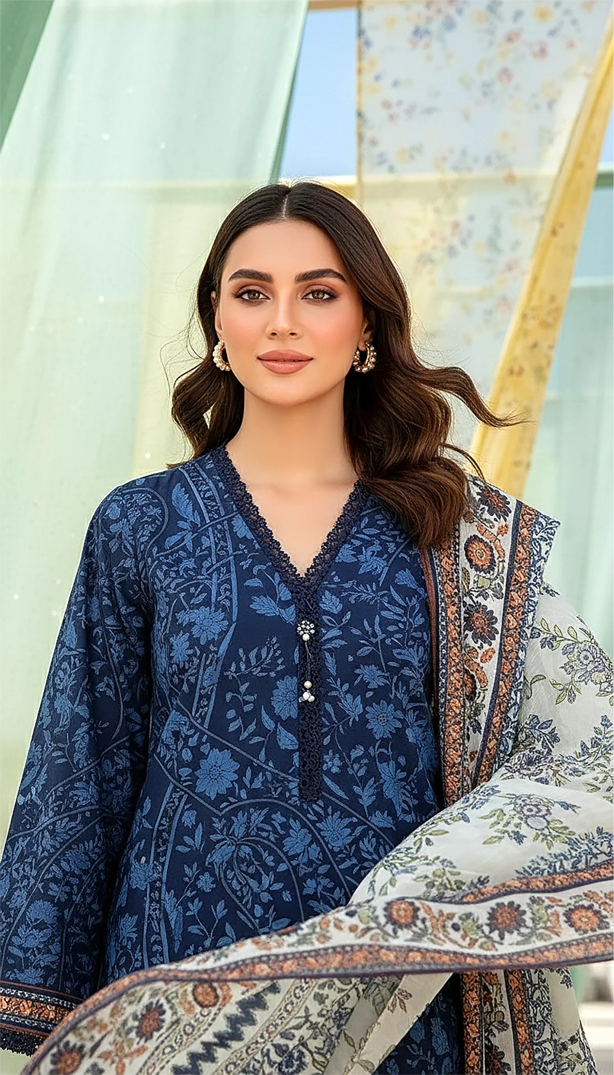 Lakhany LAWN 3PCS UNSTITCHED - LK1005