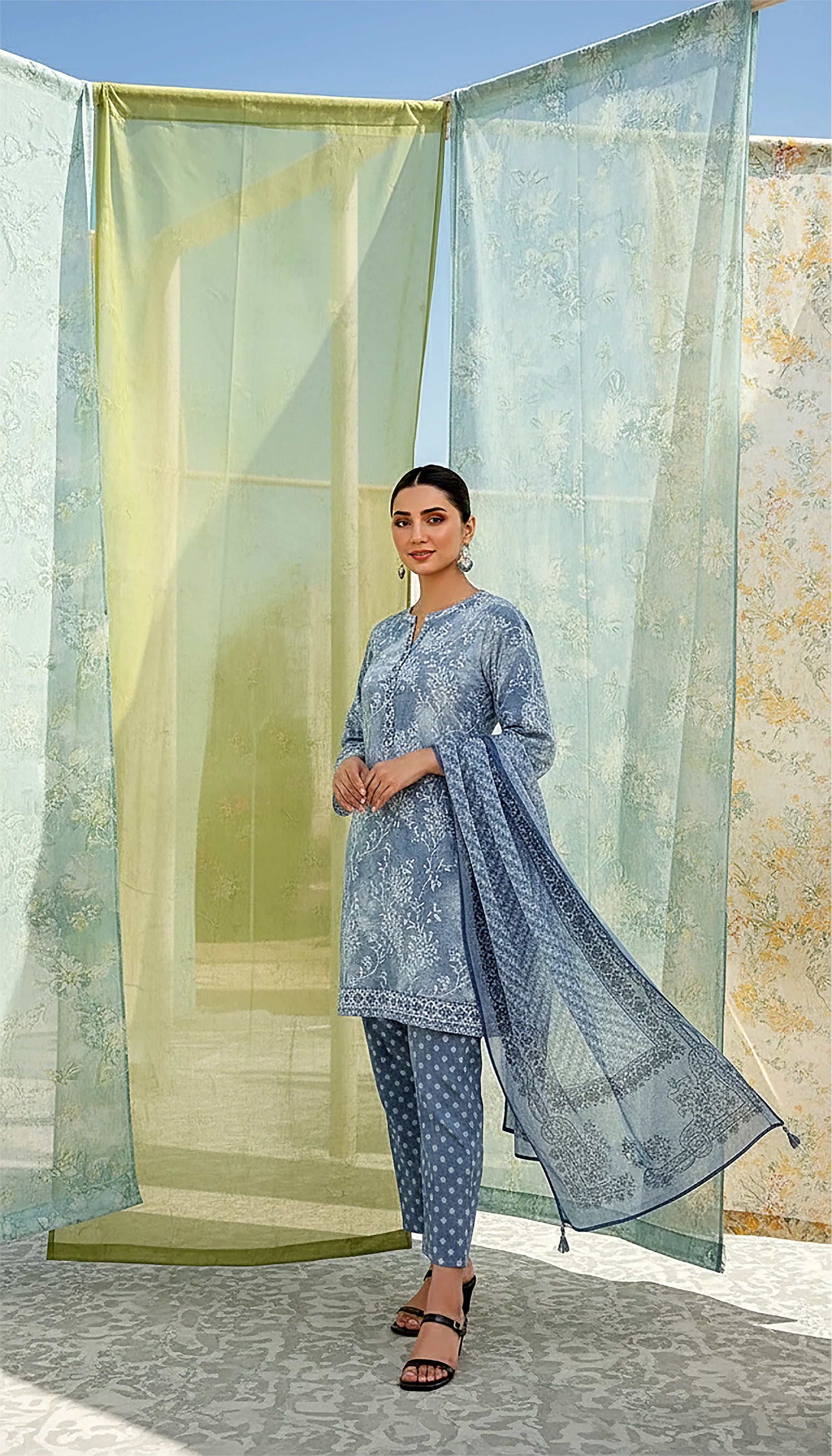 Lakhany LAWN 3PCS UNSTITCHED - LK1004