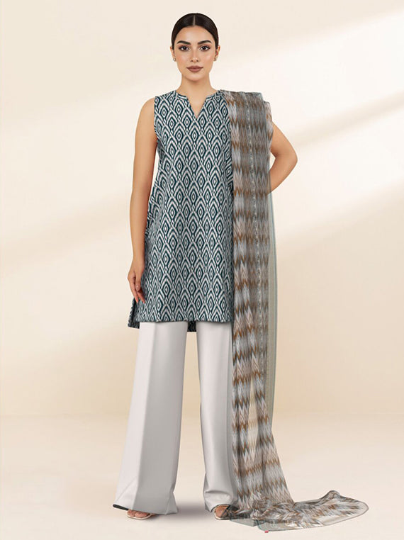 Sapphire LAWN 3PCS UNSTITCHED - V7 - SAPCL770