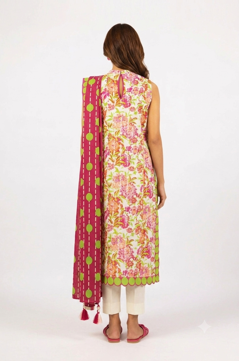 Alkaram LAWN 3PCS UNSTITCHED - AK2254