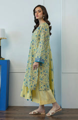 Orient 3 Piece Printed Lawn Shirt , Lawn Pant and Lawn Dupatta - 23075