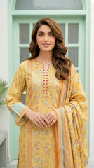 Lakhany LAWN 3PCS UNSTITCHED - LM1011