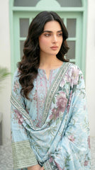 Lakhany LAWN 3PCS UNSTITCHED - LM1016