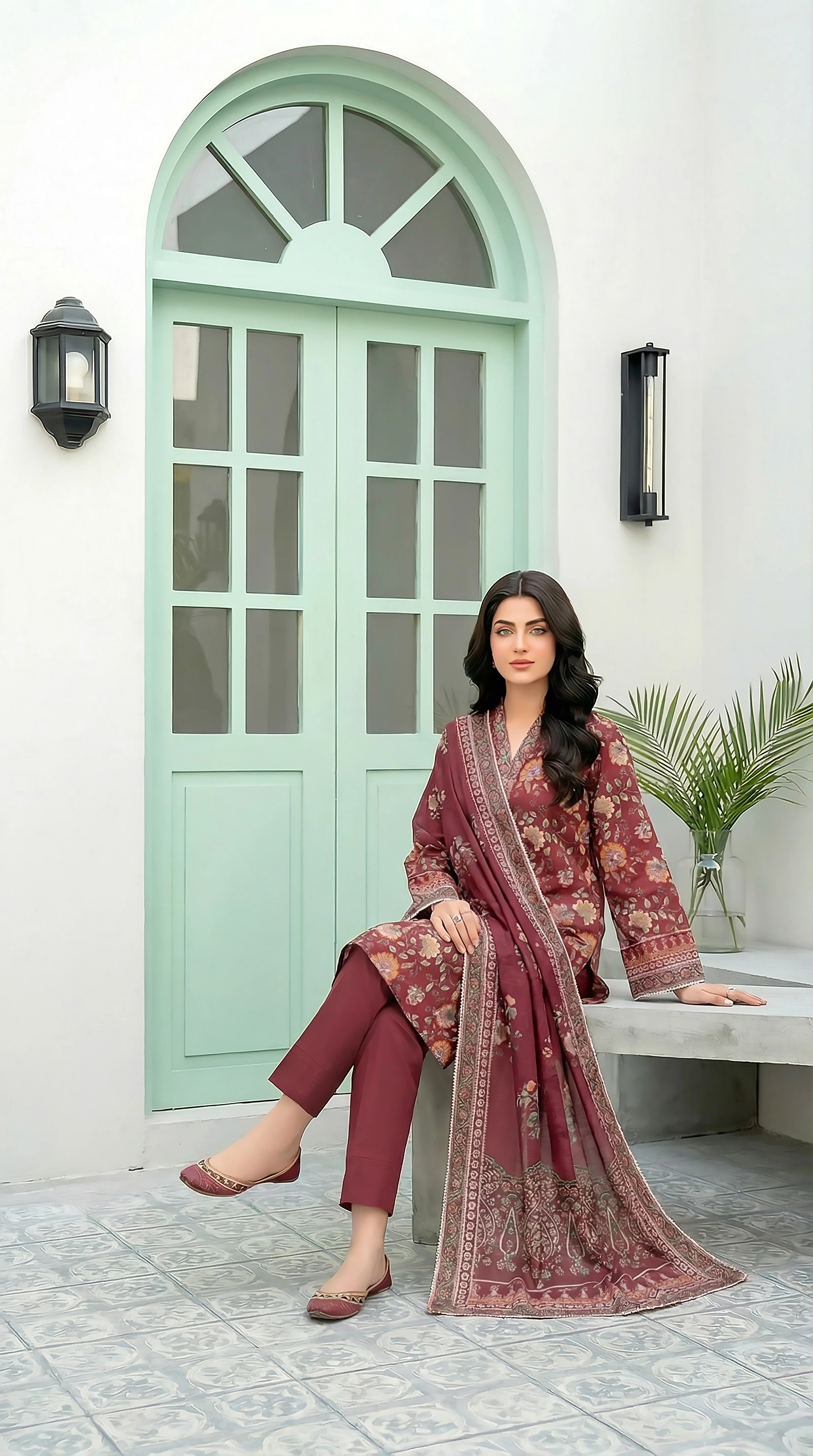 Lakhany LAWN 3PCS UNSTITCHED - LM1012
