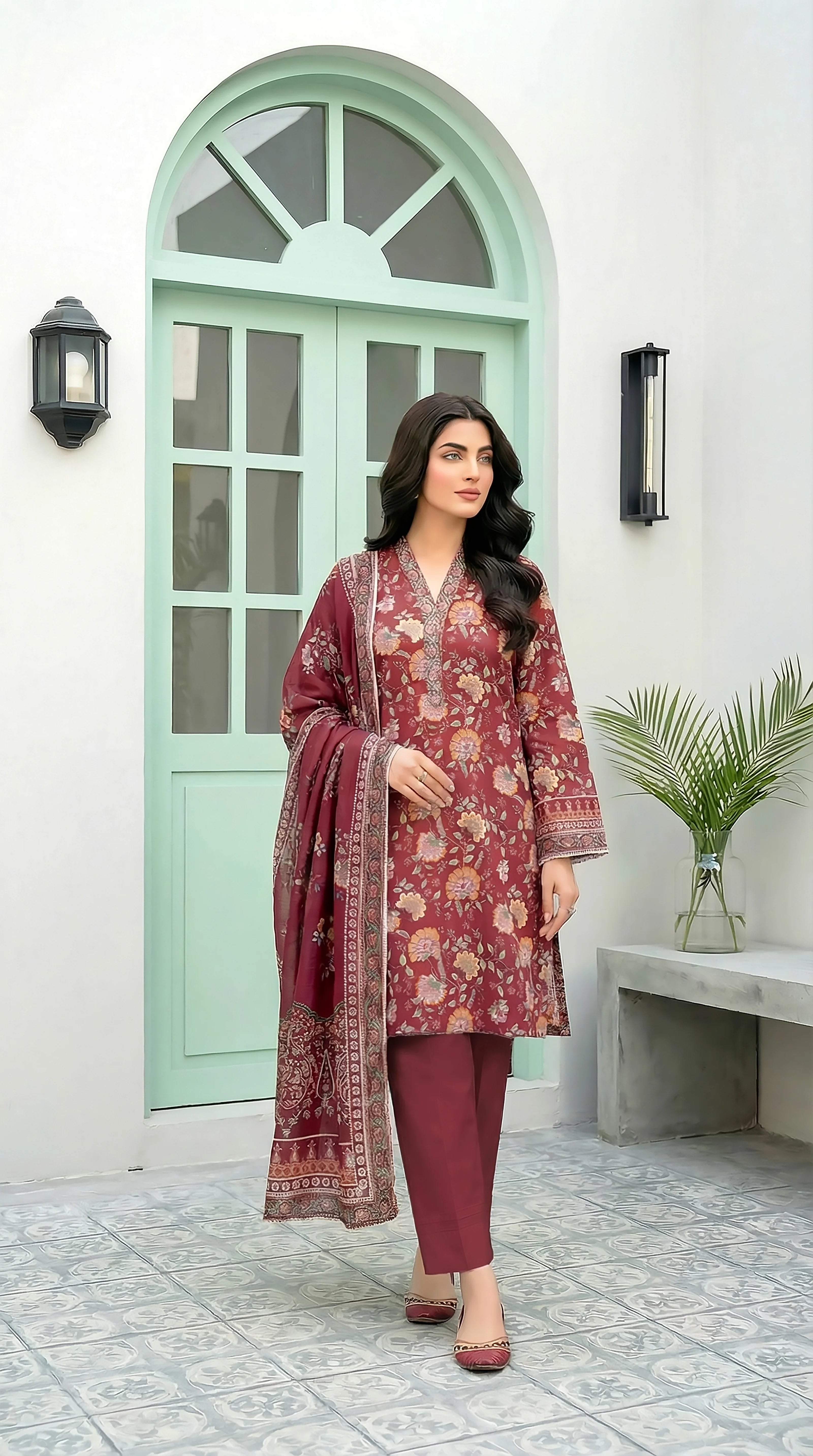 Lakhany LAWN 3PCS UNSTITCHED - LM1012