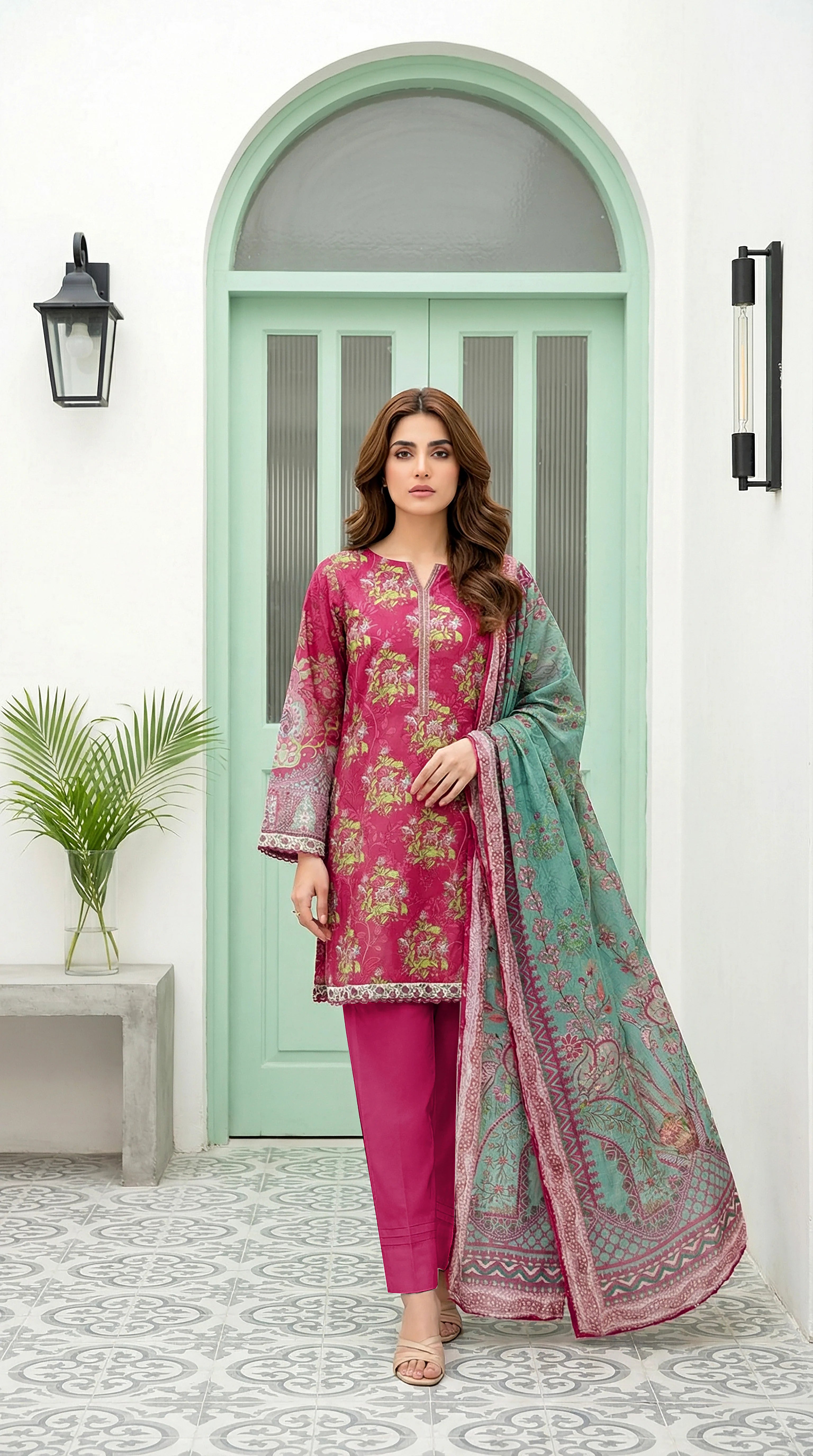 Lakhany LAWN 3PCS UNSTITCHED - LM1019