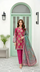 Lakhany LAWN 3PCS UNSTITCHED - LM1019