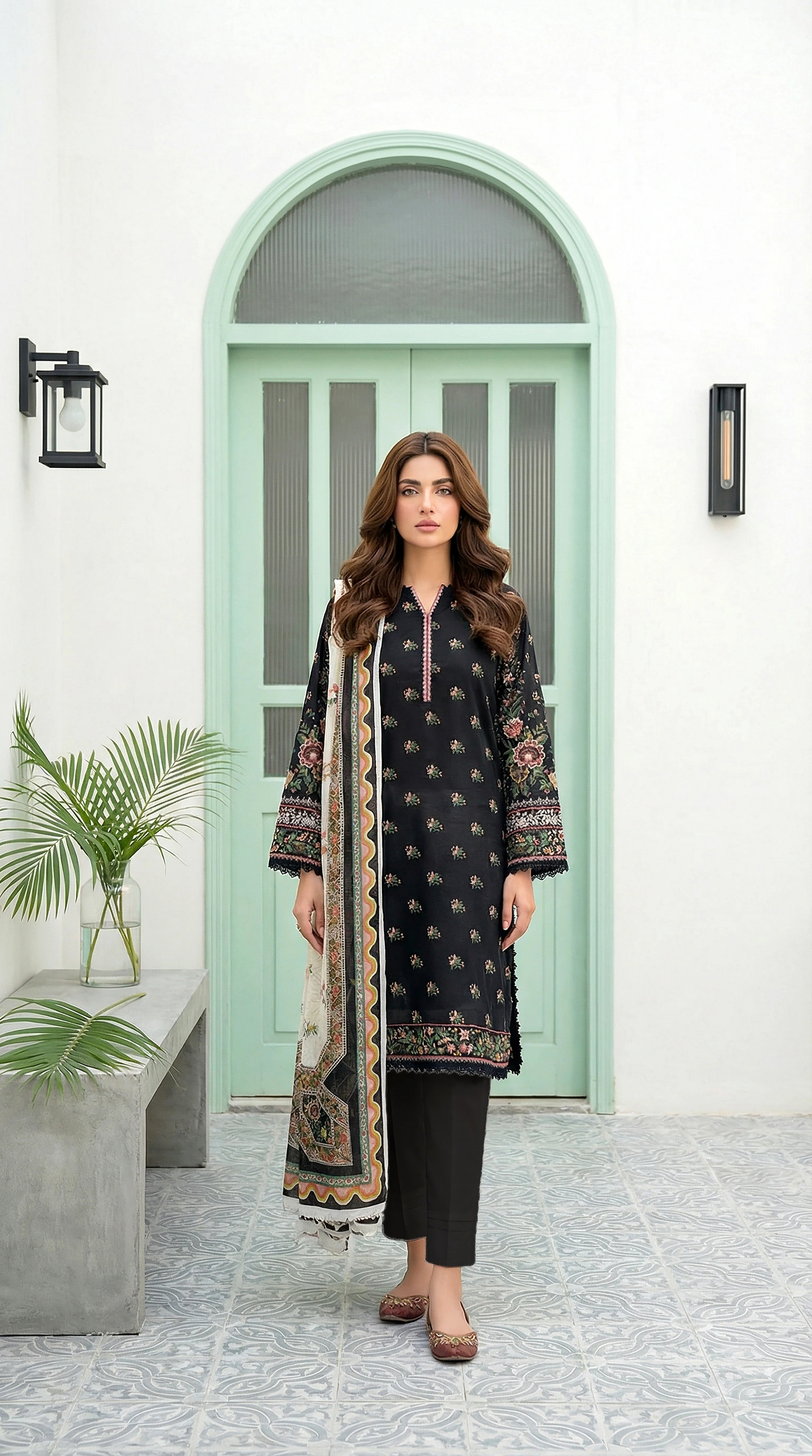 Lakhany LAWN 3PCS UNSTITCHED - LM1013