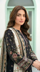 Lakhany LAWN 3PCS UNSTITCHED - LM1013