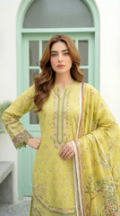 Lakhany LAWN 3PCS UNSTITCHED - LM1014