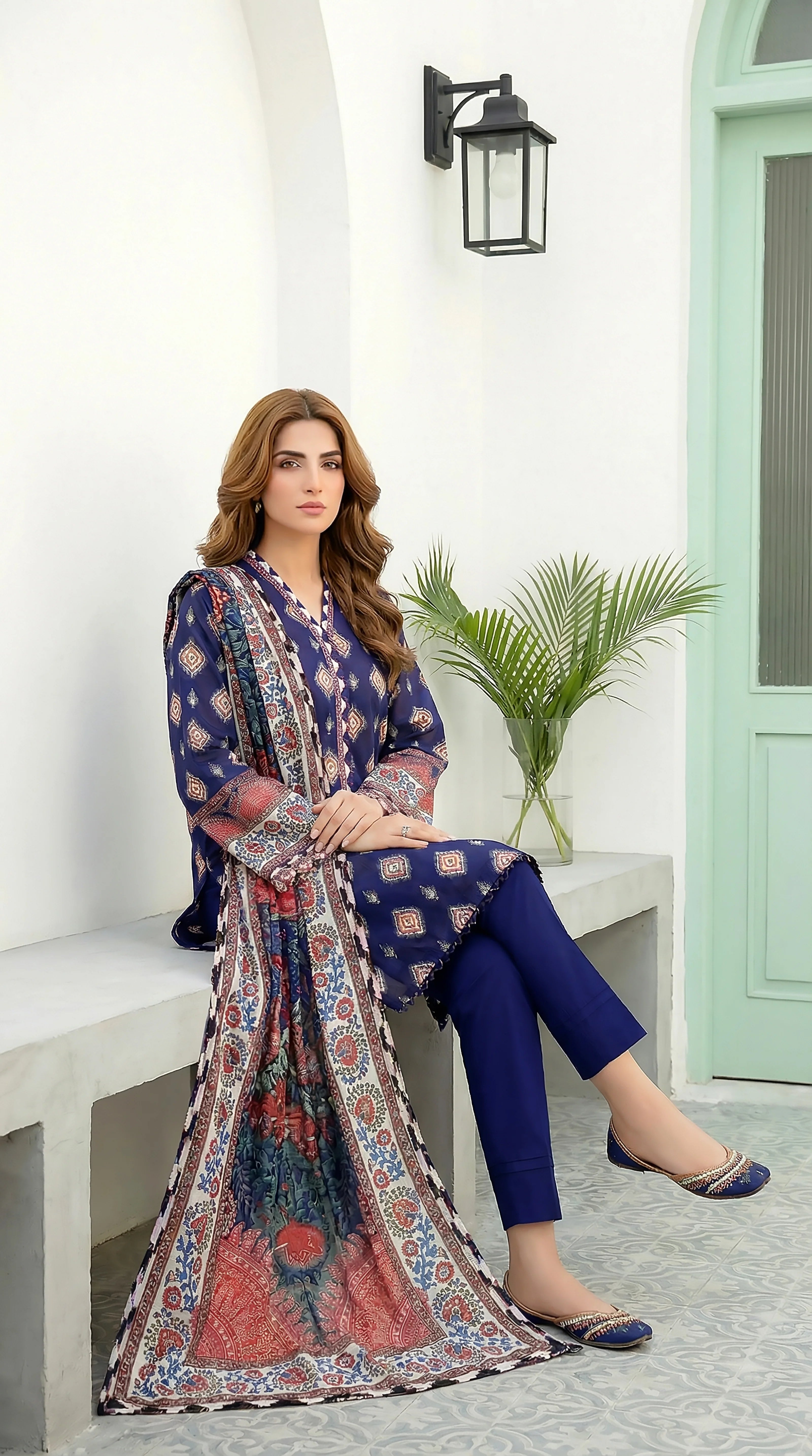 Lakhany LAWN 3PCS UNSTITCHED - LM1017