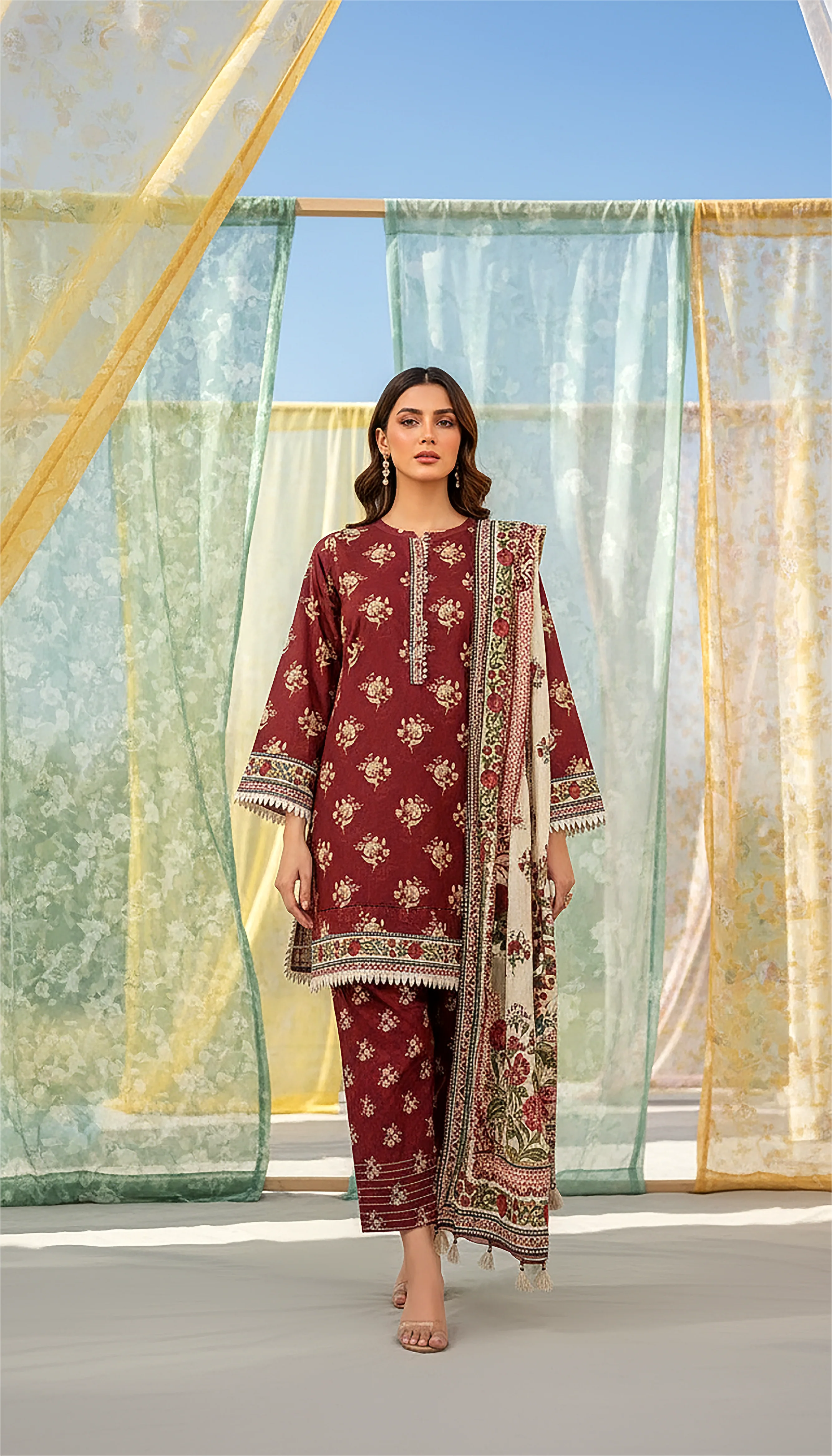 Lakhany LAWN 3PCS UNSTITCHED - LK1001