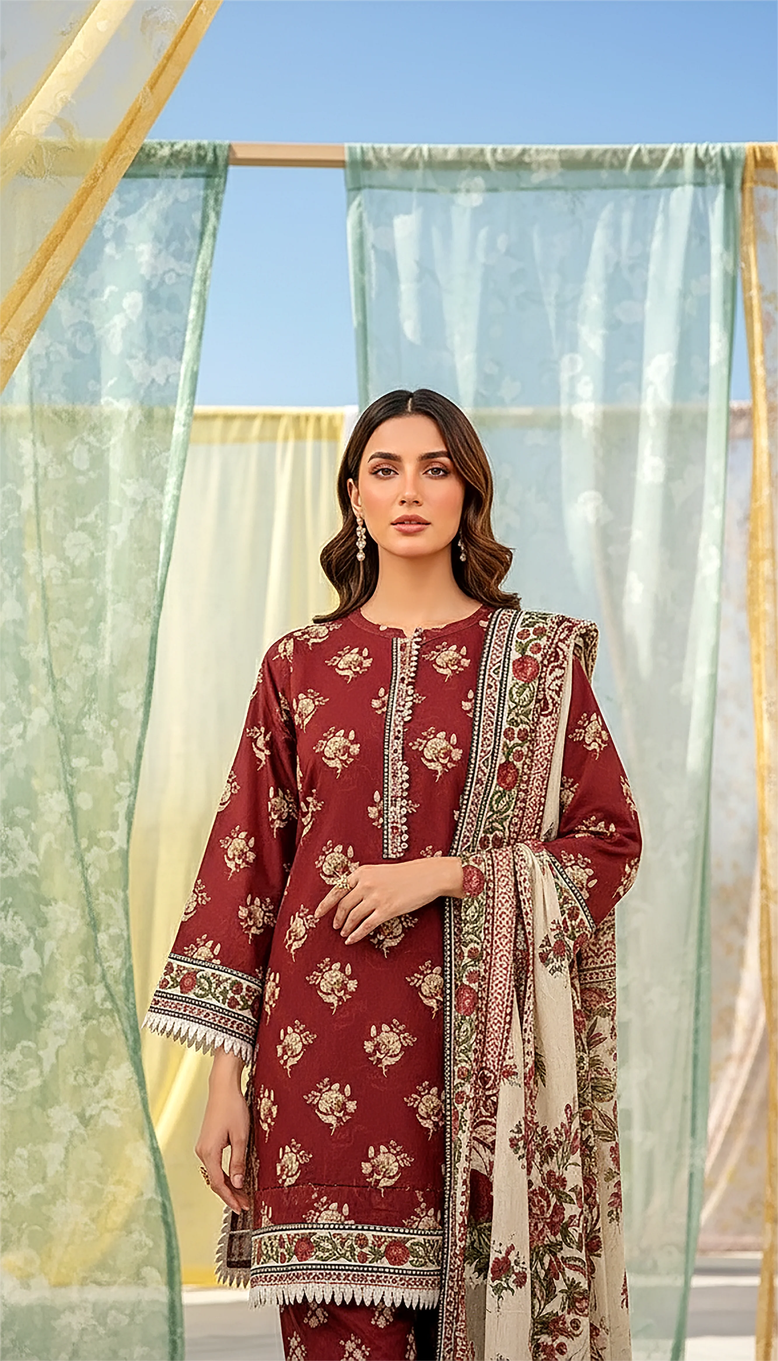 Lakhany LAWN 3PCS UNSTITCHED - LK1001