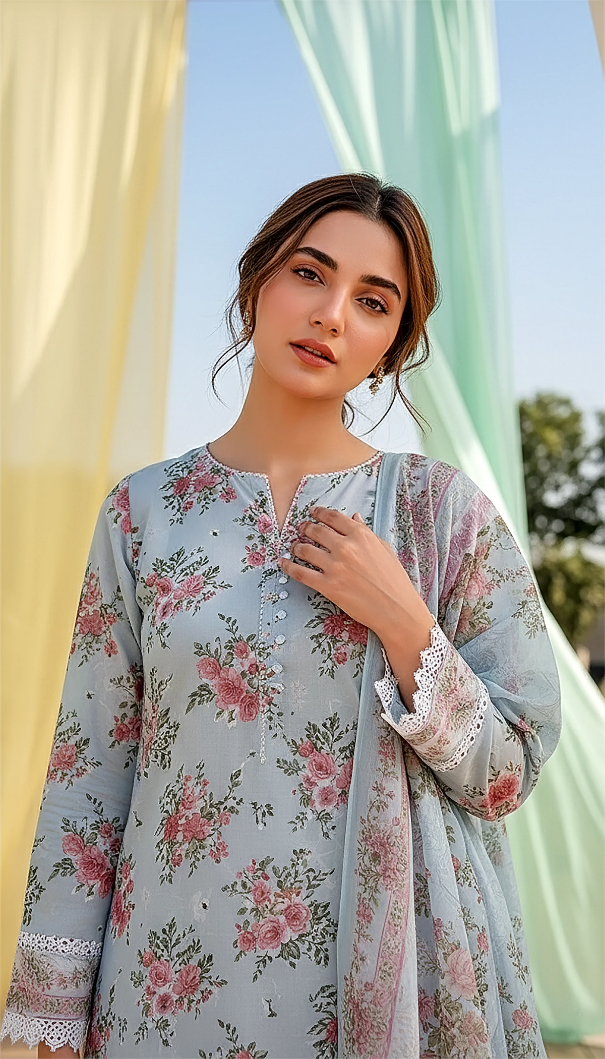Lakhany LAWN 3PCS UNSTITCHED - LK1006