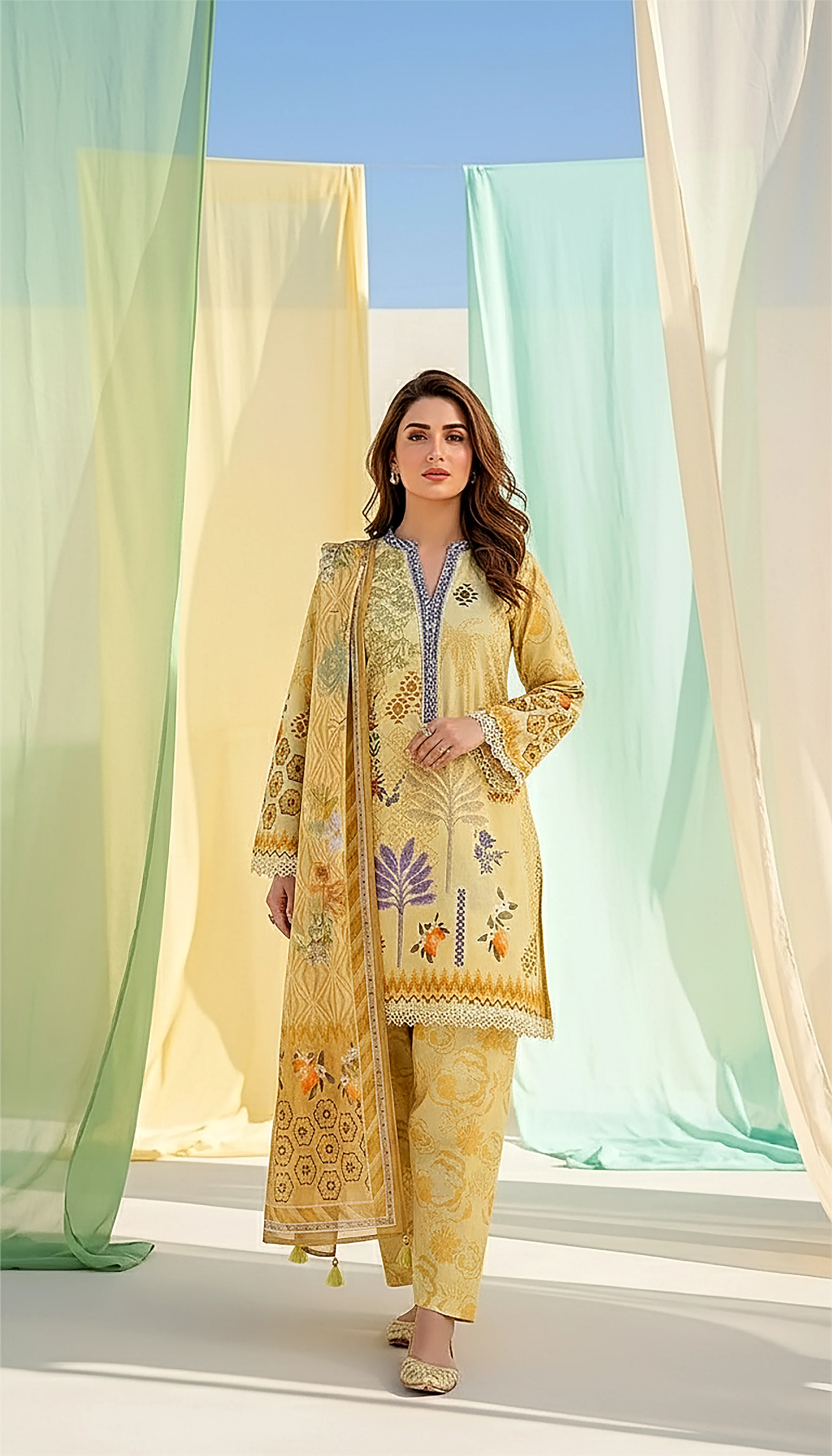 Lakhany LAWN 3PCS UNSTITCHED - LK1002