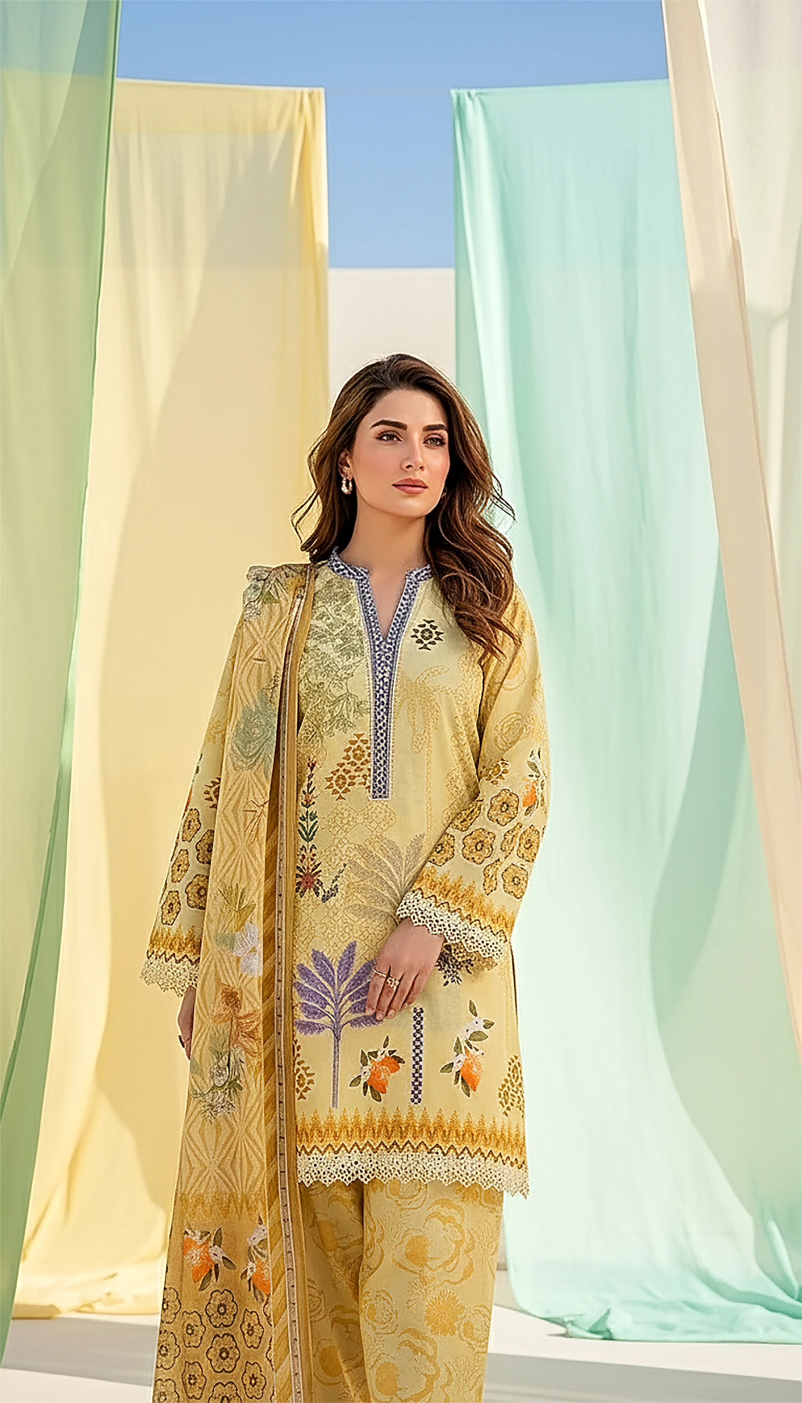 Lakhany LAWN 3PCS UNSTITCHED - LK1002