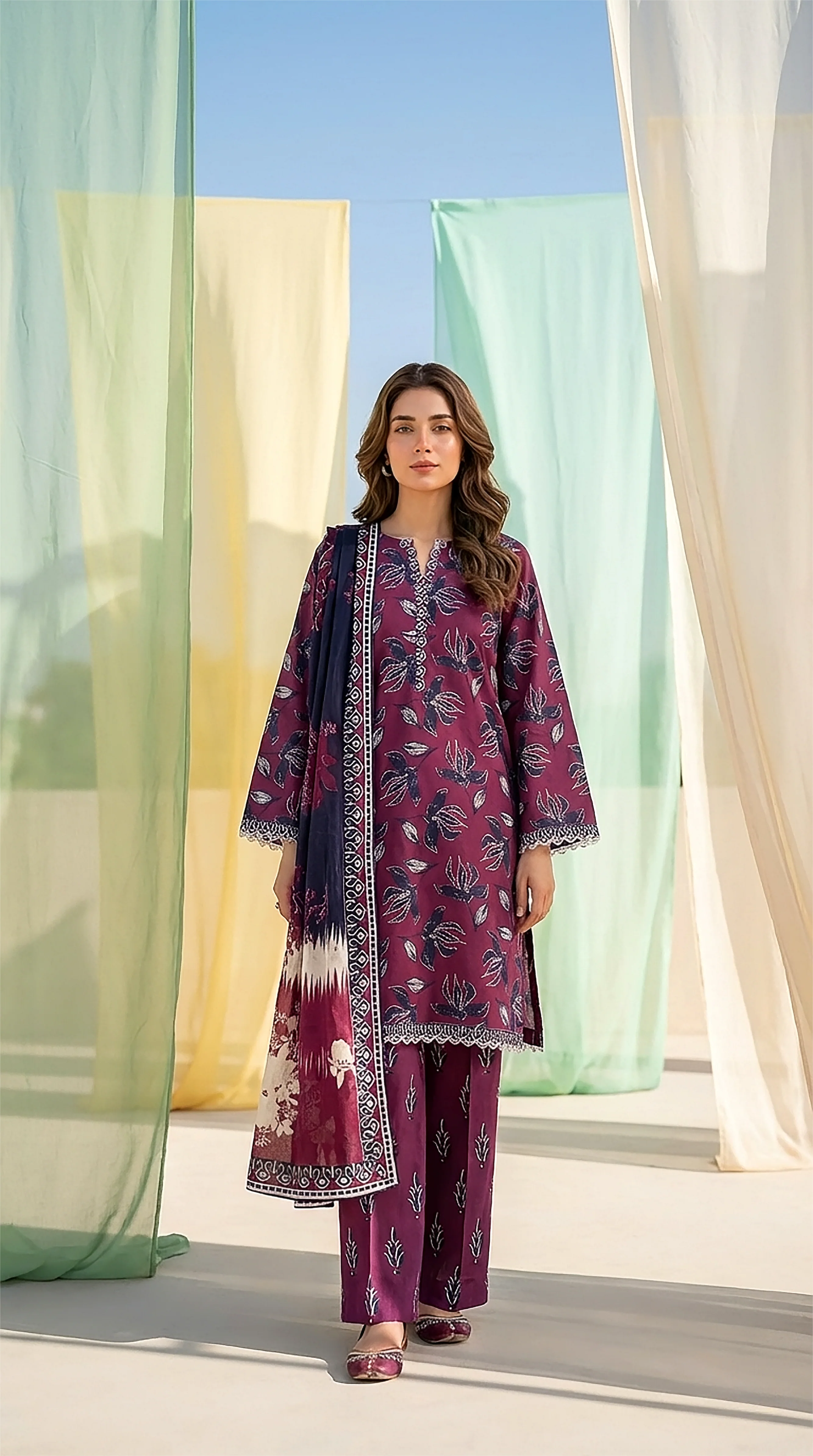 Lakhany LAWN 3PCS UNSTITCHED - LK0441