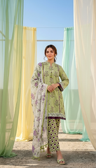 Lakhany LAWN 3PCS UNSTITCHED - LK1007