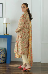 Orient 3 Piece Printed Lawn Shirt , Lawn Pant and Lawn Dupatta - 23049