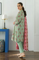 Orient 3 Piece Printed Lawn Shirt , Lawn Pant and Lawn Dupatta - 23022