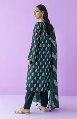 Orient 3 Piece Printed Lawn Shirt , Lawn Pant and Lawn Dupatta - 23185