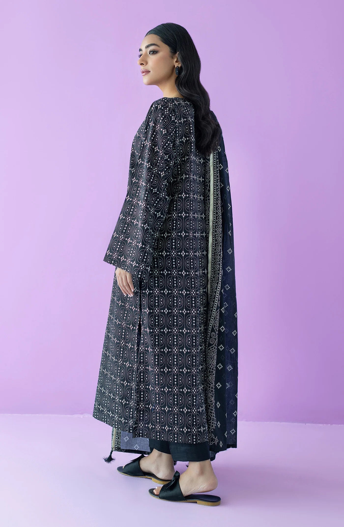 Orient 3 Piece Printed Lawn Shirt , Lawn Pant and Lawn Dupatta - 23177