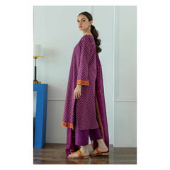 Orient 3 Piece Printed Lawn Shirt , Lawn Pant and Lawn Dupatta - 23259