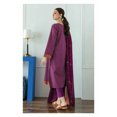 Orient 3 Piece Printed Lawn Shirt , Lawn Pant and Lawn Dupatta - 23259