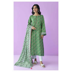 Orient 3 Piece Printed Lawn Shirt , Lawn Pant and Lawn Dupatta - 25541